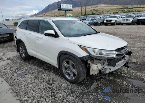 2018 Toyota Highlander Limited из США, поврежденный, VIN 5TDDZRFH8JS869551